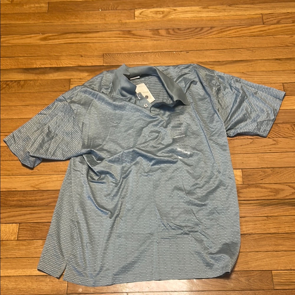 Mens Blue Polo Shirt Geoffrey Beene 2xl Brand New With Tags